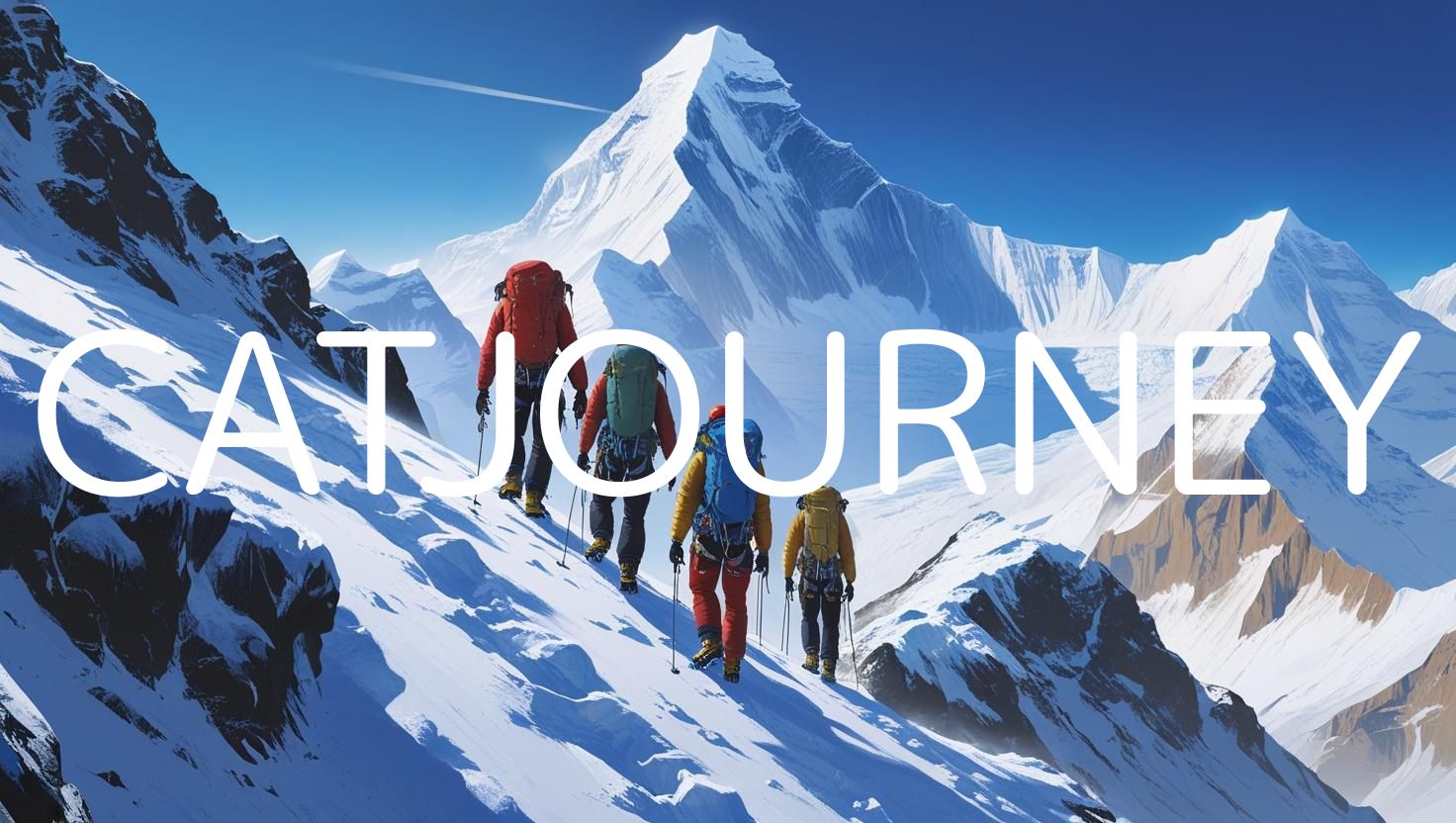 雪山の登山　SNOWY　MOUNTAIN　CLIMBING　　　　デジタルアート　３枚