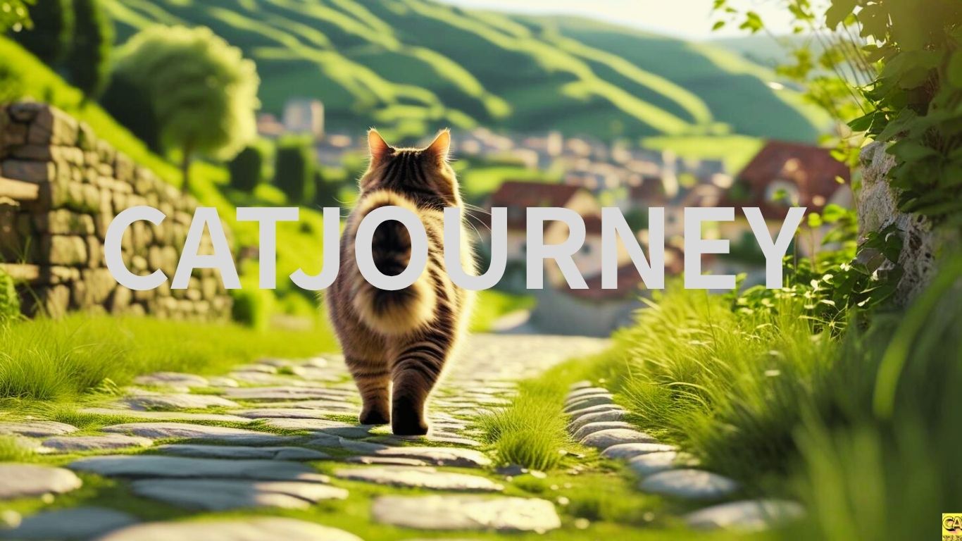 猫の旅　　　　　　　　CAT　JOURNEY　　デジタルアート　３枚