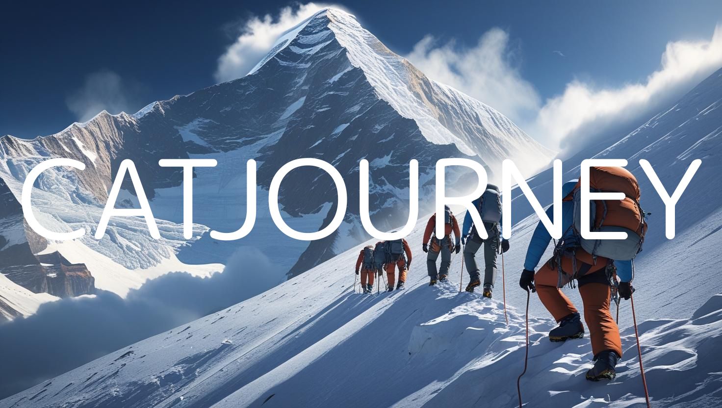 雪山の登山　SNOWY　MOUNTAIN　CLIMBING　　　　デジタルアート　３枚